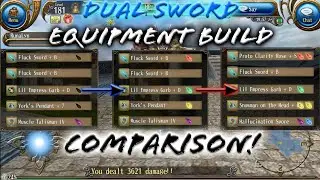 Toram Online - Reasonable Dual Sword lv185 Build lowest budget until the Highest budget possible!!
