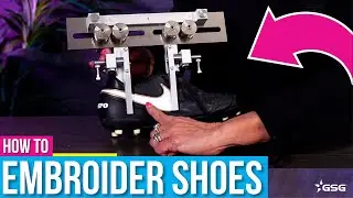 How to Embroider Shoes with EASE | ZSK Shoe Frame