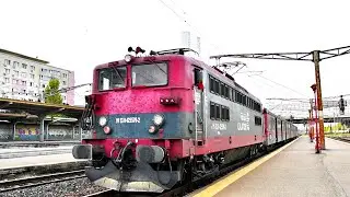 IR 16034 Regio Călători Brașov-București Nord cu franțuzoaica 25500 pornește din Gara de Nord
