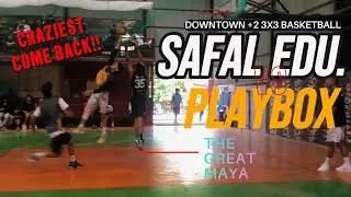 THE CRAZIEST COMEBACK | DOWNTOWN +2 3X3 BASKETBALL TOURNAMENT | SAFAL CONSULTANCY VS PLAYBOX ARENA🏀