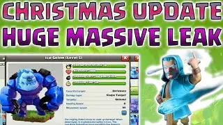 CHRISTMAS UPDATE 2017 || UPDATE LEAKS || CLASH OF CLANS