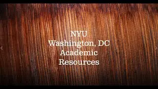 NYU Washington, DC Academic Resources
