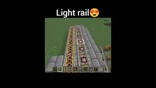 Light rail 🤔 Minecraft #shorts #viral
