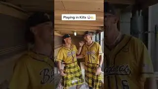 Kilt game strong ⚾️ #savannahbananas #bananas #baseball #kilts #funny