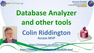 AEU19 - Database Analyzer Pro (Colin Riddington)