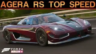 Forza Horizon 4 | Agera RS Top Speed