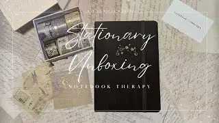 Notebook Therapy unboxing  | New 2024 Bullet journal
