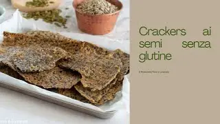 Cracker ai semi senza glutine