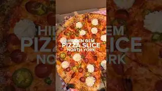 $5 HIDDEN GEM PIZZA SPOT 💎🍕 #pizza #toronto #explorefood