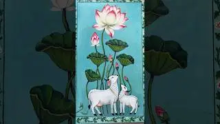 How to Make a Pichwai Painting | Step-by-Step Process | Traditional Indian Art 🪷