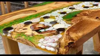 Sweetest Creation: Building a Frozen Candy Bar Table with Epoxy 🍫🧊