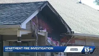 Hoover apartment fire displaces 14 residents