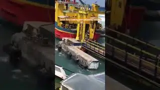 Loading unloading vehicle #merchantnavy #sealife #shipping #ship #mariner #trending #merchantships