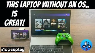 This Laptop with no OS works with everything! Dopesplay DR158W