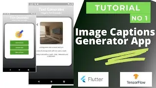 Image Caption Generator Add Splash Screen & Setting up the Project  | Flutter Android & IOS