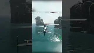 Defiant X helicopter burst damage in modern warships #modernwarships #gameplay #gaming