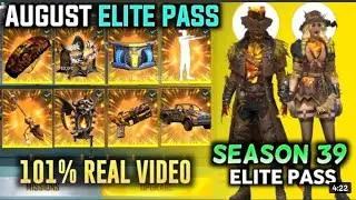 AUGUST ELITE PASS FULL REVIEW 2021 | ELITE PASS 39 |GARENA FREE FIRE | FarXaN