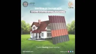 Unveil a world of possibilities with Stone-Coated Steel Roofing | LA TIM Steel  #latim #roofing