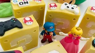 Super Mario Cold Process Soap - Making Soap from Home #soap #handmadebusiness #smallyoutuber #art
