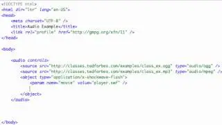 Rich Media in HTML5 - Audio Part 2