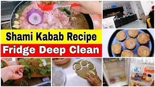 Preparing for Ramadan 2026 🌙 | Fridge Deep Cleaning & Shami Kabab Freezer prep #pearlsofLife