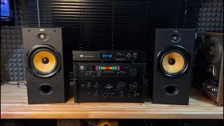 Amplificador Sansui AU-417 + Timer AT-15L + Reverberador RA-900 + Bafles B&W DM’602 TB-AUDIO