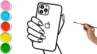HOW TO DRAW A HAND HOLDING A IPHONE || EASY DRAWING||