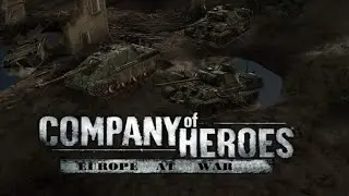 Company of Heroes Muddy Valley 1vs2 Expert [Europe At War mod]