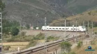 Renfe Alvia S-130. Talgo. Golpejar de la Tercia (Le&oacute;n).Pajares 02/08/2014