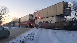 Canadian Pacific 8779 as Lead followed by Canadian Pacific 7018