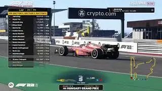 F1 sim racing - debut race stream highlights