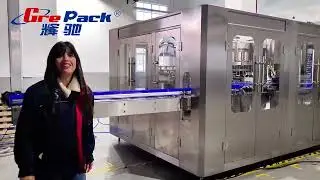 Drinking Water Filling Machine Bottling Line Automatic Oil Washing Filling Capping 3 in1 Machine