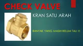 check valve | kran satu arah | kran tandon air