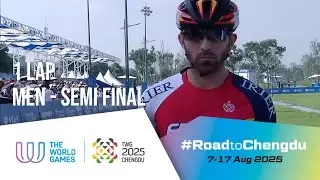 World Games 2025 | Men's 1 Lap Inline Speedskating Semi-Finals | Chengdu