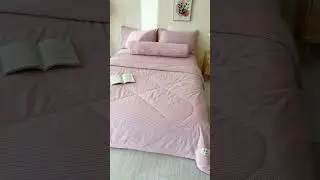 5Pcs Japan Linen |  New Colection  Bedsets Summer Blanket 230*200 Drap Freesize | ID jp025012
