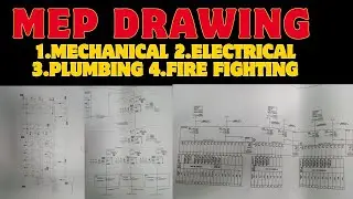MEP Drawing || How to read MEP drawing|| what is MEP Drawing|| MEP Autocad Drawing 
