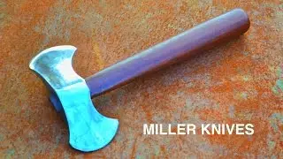 Forging a Double Headed Throwing Axe from a Hammer