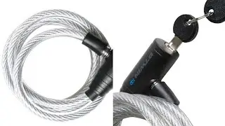 decathlon cycle lock cable 100 with key  review #btwin  #elops #cycling