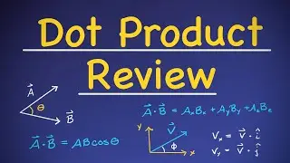 Dot Product Review [Scalar Product Review]