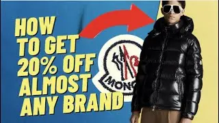 HOW TO GET 20% OFF ANY BRAND....ALMOST!!!