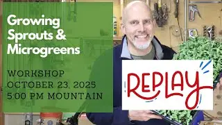 Growing Microgreens and Sprouts Workshop Replay!