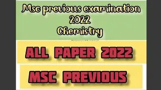 #mscprevious CHEMISTRY#2022 #allpaper #RU #MSC CHEMISTRY @mchemistryA