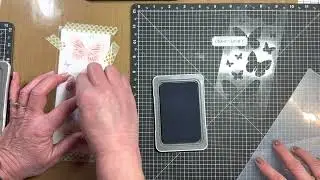 JSS Weekend Demo - Butterfly Embossing Folder + Stencils - Just Say Scrap with Close To My Heart