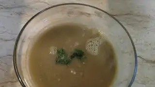 Broad bean soup