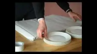 How packing china plates by Pers Removals North London