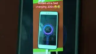 Redmi note4 ultra Fast charging 200v 🤣😂💀