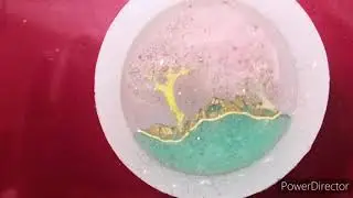 #21 Epoxy Resin Landscape / Mountain Scene #epoxyresin #resinlandscape #resinprocess