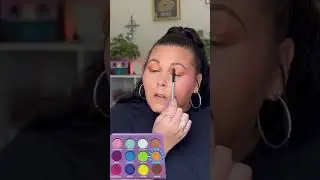 Sunset inspired makeup look! #Shorts ￼#MakeUp #Beauty #Slayglambox #Tutorials ￼￼￼￼