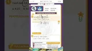 PART 7 SHORT LATSOL TKA MATEMATIKA SD TAHUN 2026 : OPERASI HITUNG PECAHAN
