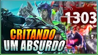 CR&Iacute;TICO &Eacute; A BUILD DO MOMENTO | Chernobog Gameplay, SMITE BR